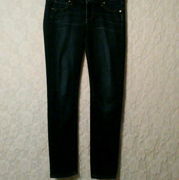 Paige Skyline Ankle Peg Skinny distressed Jeans - Picture 3 of 8